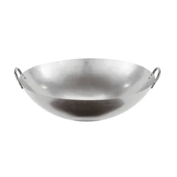 Wok Iron - D: 12” H: 3½”
