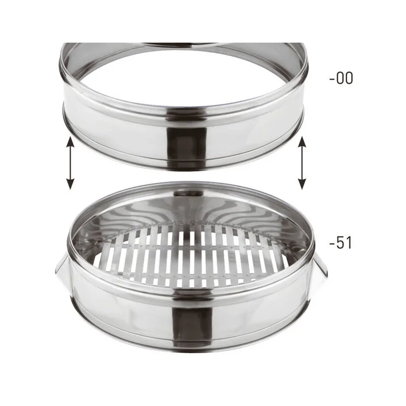 Steamer Body - D: 20” H: 5½”