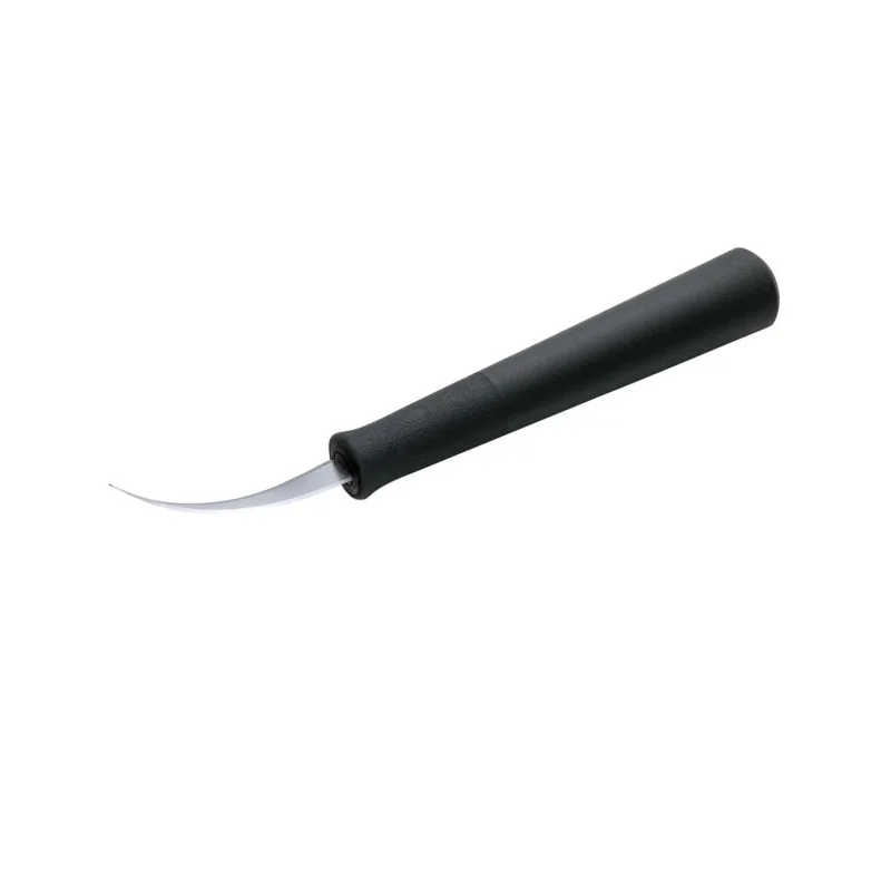 Triangle Carving Knife. Sideways Curved. 2 Edges Triangle Carving Knife. Sideways Curved. 2 Edges