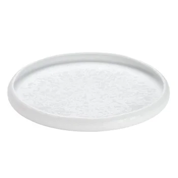 Handcrafted Fine Porcelain Gourmet Low Bowl With Internal Rim 21 cm - Height 1.5 cm - Set of 6