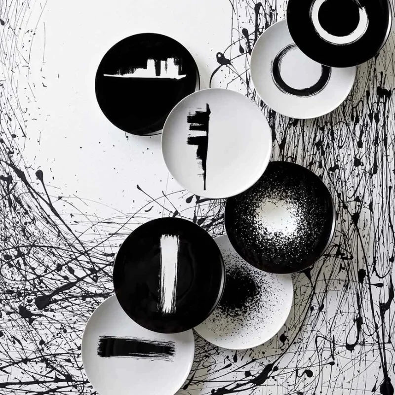 Degrenne 240510 Degrenne Modulo Arty Creation - Black Round Dessert...
