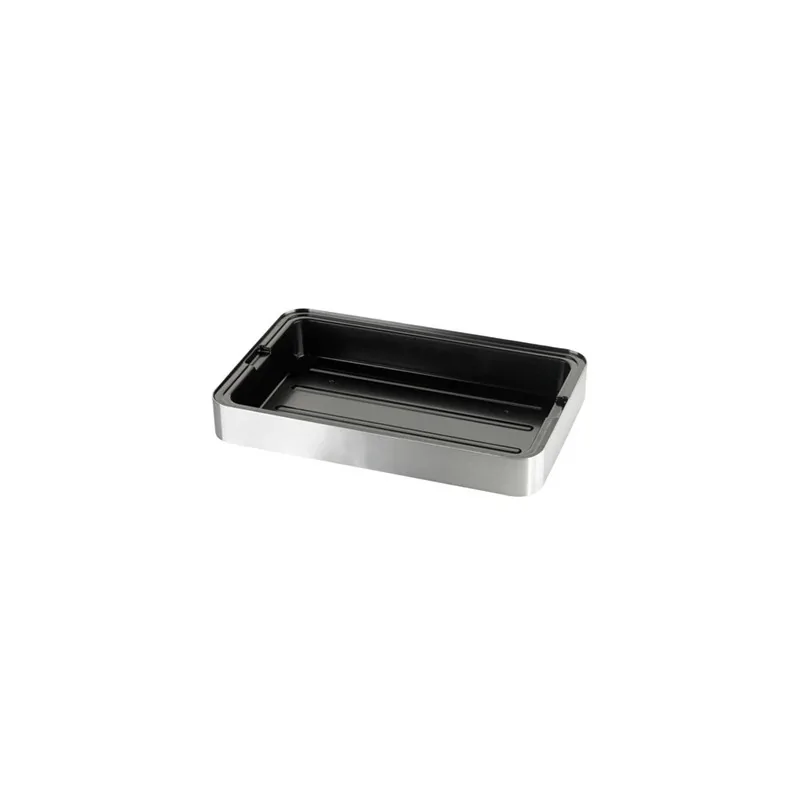 Degrenne Evento Mirror Stainless Steel Refrigerated Set + Plastic Tray Gn 1/1 - 56.5 x 36 x 9.5 cm - 22''1/4 x 14'' 3/16 x 3'' 3