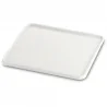 Degrenne Evento White Enamelled Porcelain Tray Gn 1/2 - 26.4 x 32.5cm - 10'' 3/8 x 12'' 13/16