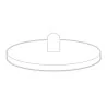 Degrenne Evento Lid For Mirror Finish Dispenser, Stainless Steel 18.10 - Ø17.9 cm - Ø7'' 1/16