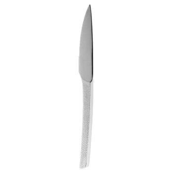 Degrenne Guest Star Stainless Steel Table Knife Solid Handle Serrated 232 mm - 9 ''1/8 - Pack of 12