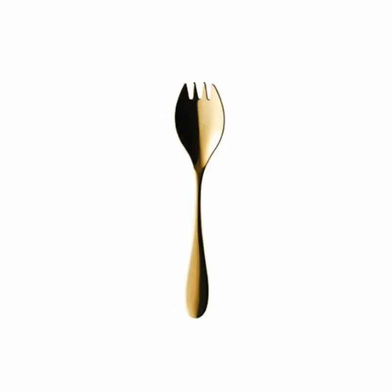Degrenne Onde Gold Pvd Stainless Steel Cocktail Fork 141 mm - 5 ''9/16 - Pack of 12