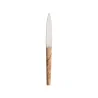 Degrenne Mirage Les Essences Stainless Steel Steak Knife Olive Wood Handle 230 mm - 9 ''1/16 - Pack of 6