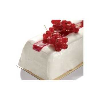 Matfer Bourgeat PVC Thermoformed Log Cake Mold 22 1/2" - Ribbed Shape - Box of 10