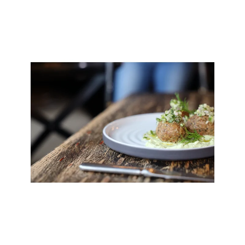 Chef & Sommelier Geode Charcoal Plate (D:8.5'') - Set of 12 Chef & Sommelier Geode Charcoal Plate (D:8.5'') - Set of 12