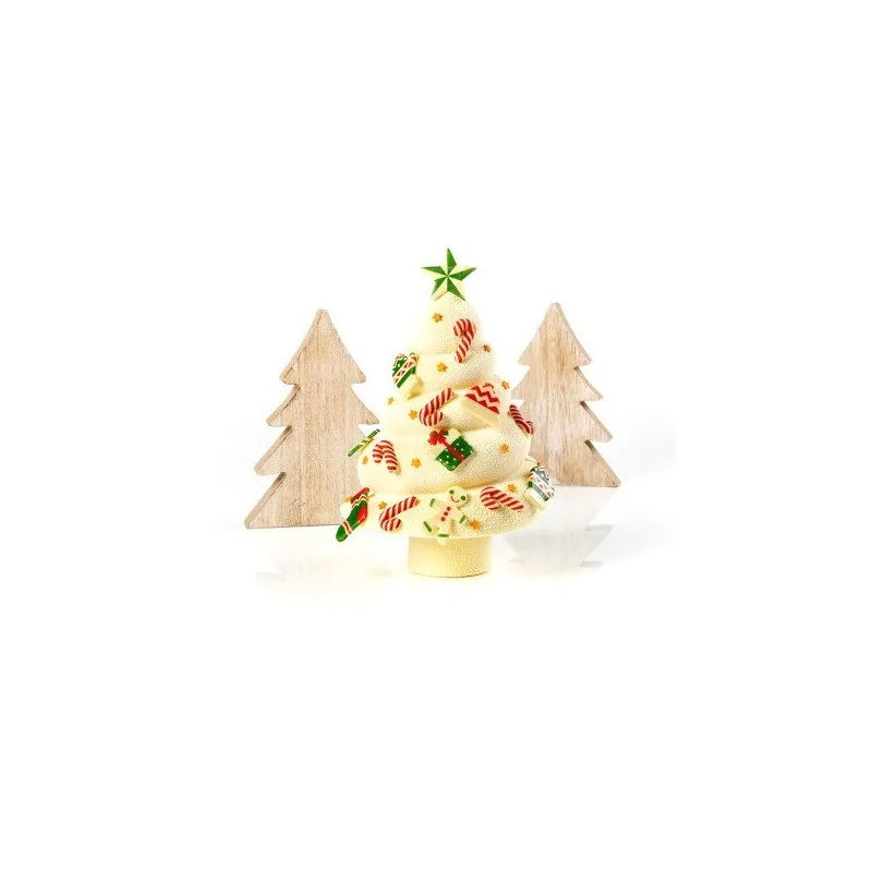 Belgian Chocolate Decoration - Christmas Decorations - White - 135 pcs Belgian Chocolate Decoration - Christmas Decorations - White - 135 pcs