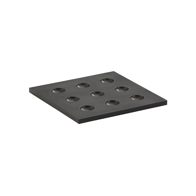 Elegant White Chocolate Insert - Solid Surface Material - 15.8 x 15.8 x 1 cm