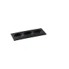 Elegant 2/8 GN Tray - Matt Black Melamine - 13.2 x 32.5 x 1.8 cm - Pack of 2