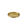 Elegant Orbis Serving Tray - Brass - Matt Finish - Diam. 30 cm - Ht 3 cm