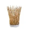 Elegant Somnia Wind Lamp - Brass with Golden Finish - Diam. 16.5 cm - Ht 19.5 cm