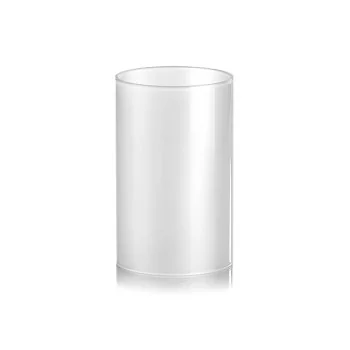 Elegant Wind Light - Borosilicate Glass - Satined Finish - Diam. 9 cm x Ht 14.5 cm - Set of 6