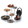 Elegant 18/10 Stainless Steel Etagere - Mirror Polished - 4-Arm Design - Ht: 25 cm
