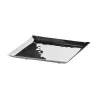 Elegant Hammered 18/10 Stainless Steel Tray - Finish - 17.5 x 17.5 x 2.3 cm.