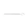 Elegant Stainless Steel Skewer Moon - 18/10 - 24 cm Length - 12-Piece Set