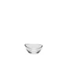 Elegant Oval Bowl - Clear Glass - Diam. 7.5 cm - Ht 3.5 cm - Vol. 0.08L - Pack of 6