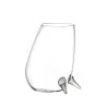 Elegant Viking II Cocktail Glass Borosilicate - Satined/Clear Finish - Diam. 8 cm - Ht 11.5cm - Capacity 0.4L - Set of 6