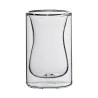 Elegant Borosilicate Glass Miniature - Double-Walled Vessel (5.5 cm Diam. x 8.5 cm Ht - 0.1L Capacity) - Set of Six