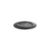 Elegant Resin Drip Tray - Anthracite Finish - Dimensions: D12.5 cm x H1 cm