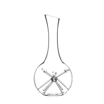 Elegant Star Decanter/Carafe - Mini Collection - Borosilicate Glass (11.5 cm Diam. x 24 cm Ht)