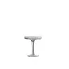 Elegant Clear Glass Stand - Diam. 11.5 cm - Ht 23 cm