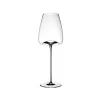 Elegant Straight Vase - Crystalline Wine Glass - Diam. 9 cm Ht 27 cm - Set of 2