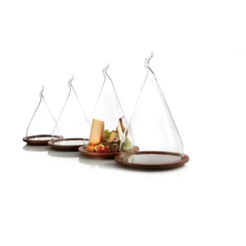 Elegant Coaster - Walnut Solid Wood - Diam. 34.5 cm x Ht 3 cm