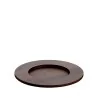 Elegant Coaster - Walnut Solid Wood - Diam. 22 cm x Ht 2 cm