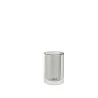 Elegant Grey/Clear Striped Cocktail Glass - Double-Walled - Diam. 7.1 cm - Ht 10.6 cm - Capacity 0.25L - Set of Six