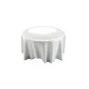 Elegant White China Plateau Plate Dresscoat - Dimensions: 17 cm Diam. x 8.5 cm Ht (0.85L) - Set of Three Pieces