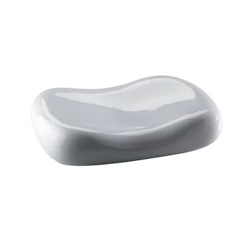 Elegant Donna Porcelain Pillow - White China - 33 cm x 22 cm (H7 cm)