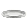 Elegant Plateau Plate/Bowl Cuspis - White China - Diam. 25 cm - Ht 2.8 cm - Capacity 0.8L