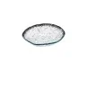 Elegant Bowl Ombra - Clear Glass with Black Decor - Diam. 25 cm - Ht 6 cm - Set of 6