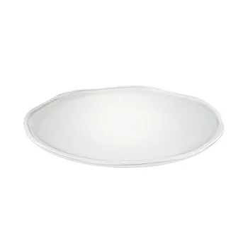 Elegant Satinated Glass Plate Set - Diam. 30 cm - 4 Pieces