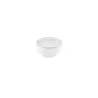 Elegant Glass Bowl Gelo - Structured/Satined Finish - Diam. 21 cm - Ht 6 cm - Capacity 1.0L - Pack of 6