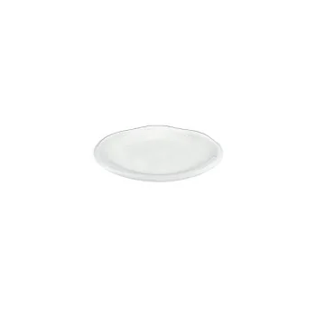Elegant Glass Plate Set - Satined Finish - Diam. 21 cm - 6 Piece Assortment