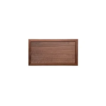Elegant Walnut Solid Wood Base Tray - 47.5 x 25.5 x 3.1 cm