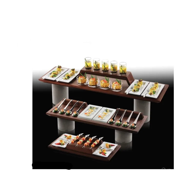 Elegant Walnut Solid Wood Base Tray - 47.5 x 25.5 x 3.1 cm