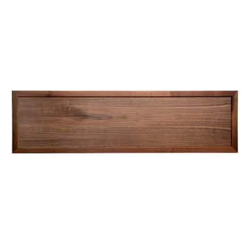 Elegant Walnut Solid Wood Base Tray Modul - 92.5 x 25.5 x 3.1 cm