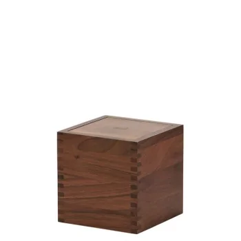 Elegant Walnut Solid Wood Buffet Display - 12” x 12” x 12 cm - Set of Two
