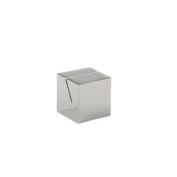 Elegant Stainless Steel Card Holder Mirror Polished- Dimensions: 2.5 x 2.5 x 2.5 cm