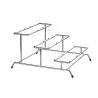 Elegant Buffet Etagere - 18/10 Stainless Steel - Polished - 46.5 x 54.5 x 30 cm - Zieher