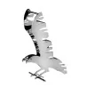 Elegant Falcon Etagere - 18/10 Stainless Steel - Mirror Polish - 24 x 20 x 45 cm