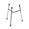 Elegant Stainless Steel Buffet Stand - 18/10 Polished - H20 cm - Set of Three