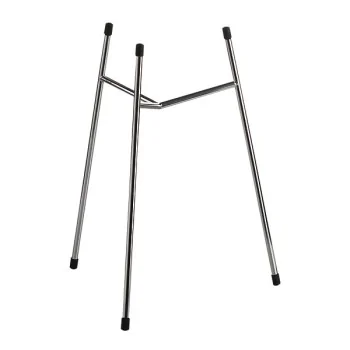 Elegant Buffet Stand - 18/10 Stainless Steel - Polished - Sizes S - M - L (H40 cm) - Set of Three