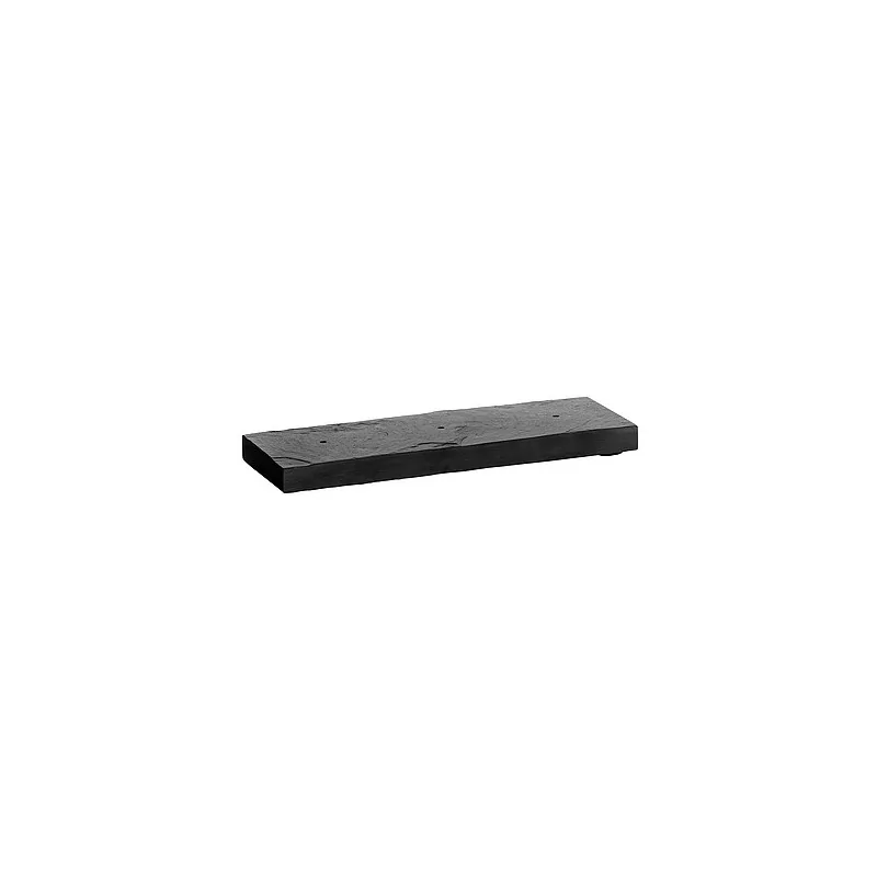 Elegant Slate Platter - 3 Boreholes - Unsealed Dimensions: 30 x 10 x 2.5 cm Elegant Slate Platter - 3 Boreholes - Unsealed Dimensions: 30 x 10 x 2.5 cm