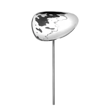 Elegant Hammered 18/10 Stainless Steel Miniature Plate - Ht 23 cm